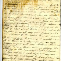 Handwritten letter from John Jones at Hamilton, New York, 1826