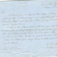 Letter to Tauy Jones from B. A. James regarding Meeker 