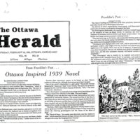 Ottawa Inspired 1939 Novel