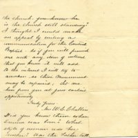 Letter to Jane Jones from Mrs. Challis of Atchison, 1888