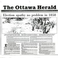 Election Apathy No Problem in 1858