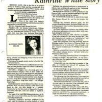 Local Chapter in the Kathrine White Story