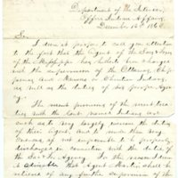 Letter to Caleb B. Smith from Wm. P. Dole, 1862 