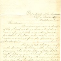 Letter from W. P. Dole  to James Wind et al , 1863