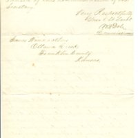 Letter from W. P. Dole  to James Wind et al , 1863