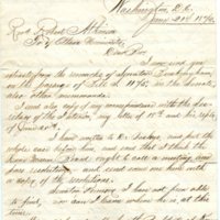 Letter from Henry Beard to Atkinson on the legality of Senate Bill No. 1175