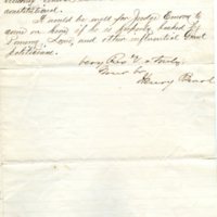 Letter from Henry Beard to Atkinson on the legality of Senate Bill No. 1175