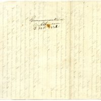 Copy of letter written by Beard to C. Delano and Delano&#039;s reply, June 1872