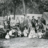 Baldwin City patrons at Forest Park