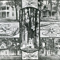 Postcard of Five Places Featured during the Chautauqua