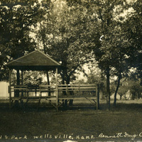 Bandstand in a Park in Wellsville, Kansas