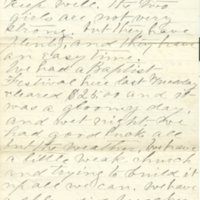 Letter to Jane Jones from Eliza (Meeker) Keith, 1883