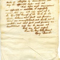 Original letter from Beard to Delano, June 1872