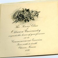 Program for commencement exercises June 6th to 10th ,1897