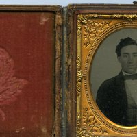 Ambrotype of an unidentified young man