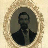 Tintype of Levi Russell Crawford