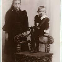 Cabinet Photograph of Bertha and Ray Clark A Few Years Older