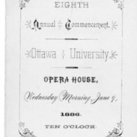 Eighth annual commencement, 1886