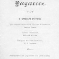 Eleventh annual commencement, 1889