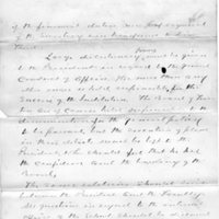 Letter from M. L. Ward with terms for accepting presidency, c. 1883