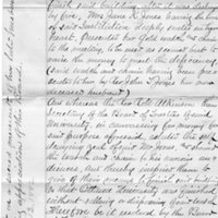 Resolution to return Jane Jones&#039; gold watch and chain, 1882