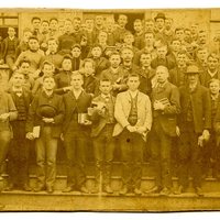 Unidentified student group at Ottawa University, c.1895