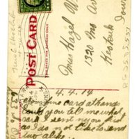 Postcard to Hazel Wells, 1914