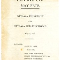 May Day Fete Program, 1917