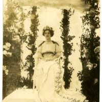 May Day Queen Goldena Hall, 1914