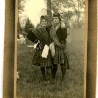 Two highland schottische dancers, 1914