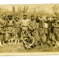 Robin Hood&#039;s band at May Day fete, 1914