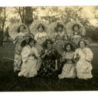 &quot;Japanese&quot; girls at May Day fete, 1914