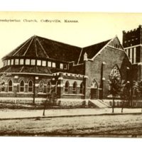 Postcard of Presbyterian Church, Coffeyville, Kansas