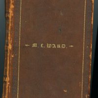 Milan Ward&#039;s temperance pledge book