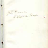 Milan Ward&#039;s temperance pledge book