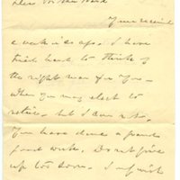 Letter to Ward from Madison University, 1886