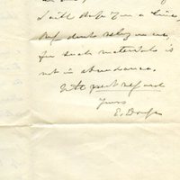 Letter to Ward from Madison University, 1886