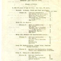 S. A. T. C. program of study