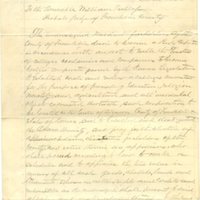 Petition for charter for Ottawa University, 1865