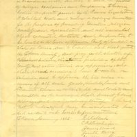 Petition for charter for Ottawa University, 1865