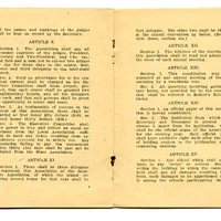 Constitution of the Kansas Inter-Collegiate Oratorical Association, 1906-1907