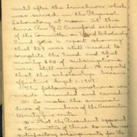 Alumni Association secretary&#039;s book 1894-1918