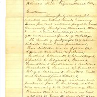 Letter to the Board of Regents of the Kansas State Agricultural College, 1880