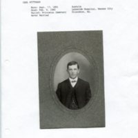 Scan of photo of Carl Wittmann. 