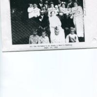 Scan of photo of &quot;All the Wittmann&#039;s&quot; at the wedding of Frank Wittman &amp; Mary Michalek on Sept. 14, 1909.<br /><br />
