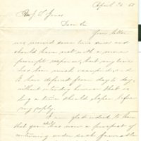 Letter to Rev. J T Jones from Mrs. R.W. Lee of Cincinnati