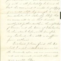 Letter to Rev. J T Jones from Mrs. R.W. Lee of Cincinnati