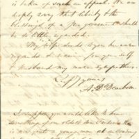 Letter to Mrs. Tauy Jones from A. D. Dearborn